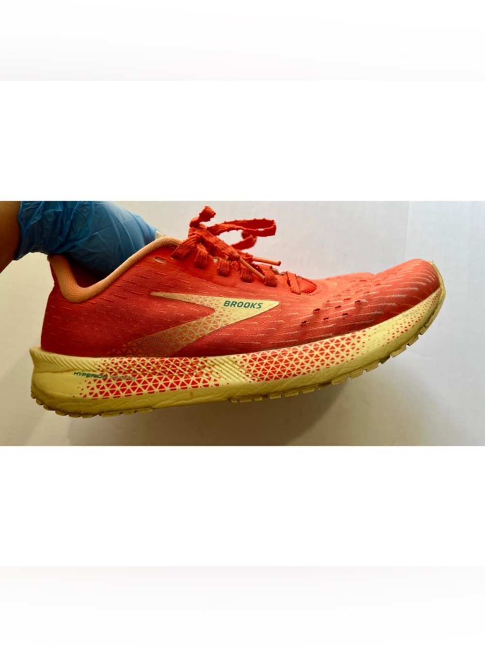 Brooks Hyperion lightweight running shoes orange and yellow US Women’s 8.5 TTS